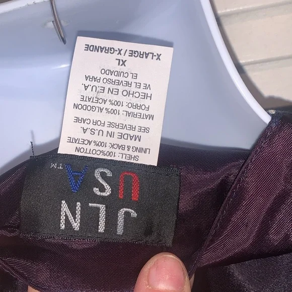 Vintage JLN Patriotic American Flag Vest Men’s size XL - Picture 3 of 3